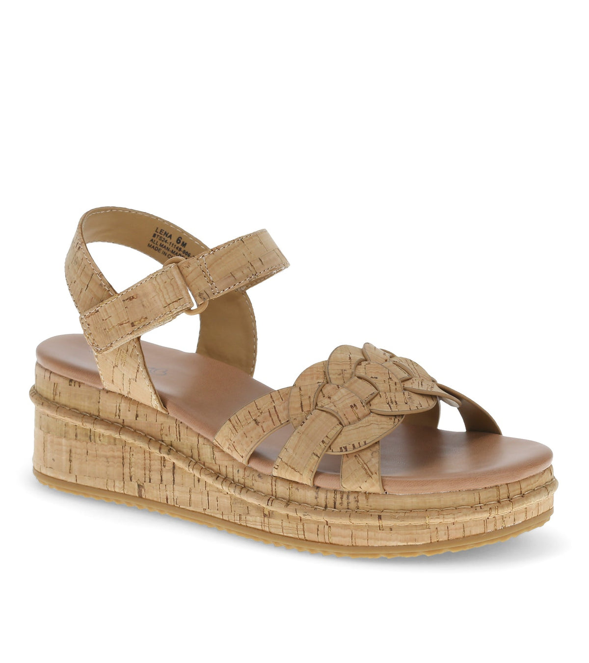 Lena Wedge Sandal Natural Cork - Women