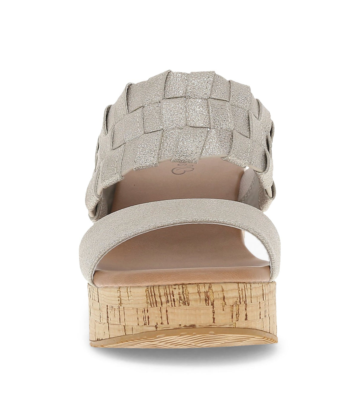 Mavis Block Heel Slide Sandal Champagne - Women
