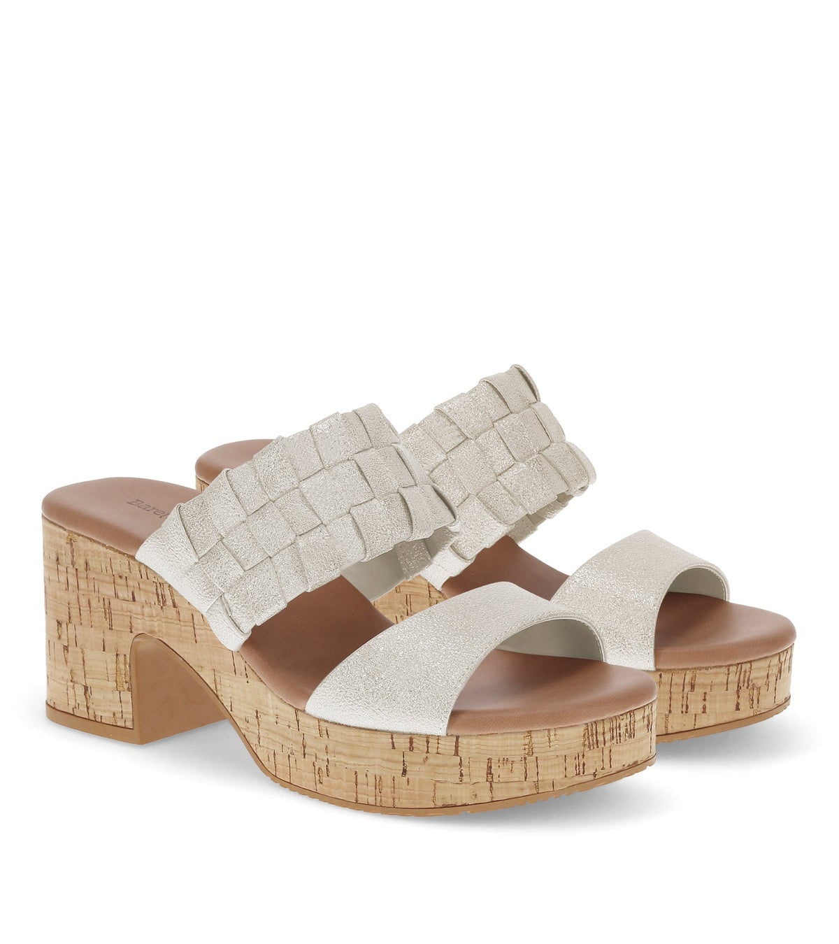 Mavis Block Heel Slide Sandal Champagne - Women