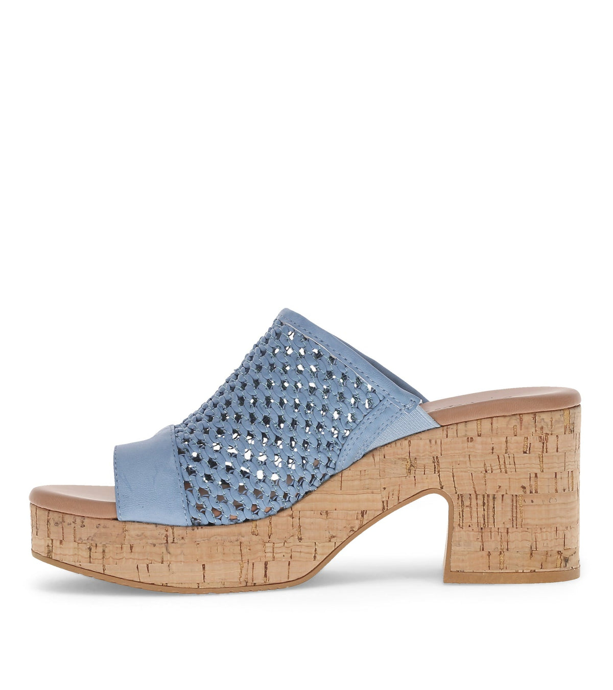 Michaela Block Heel Sandal Island Blue - Women