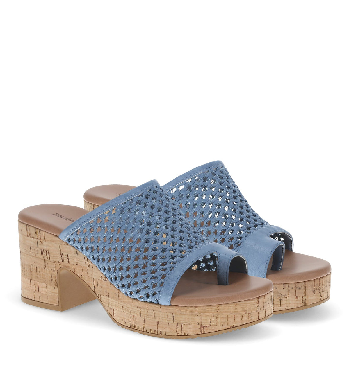 Michaela Block Heel Sandal Island Blue - Women