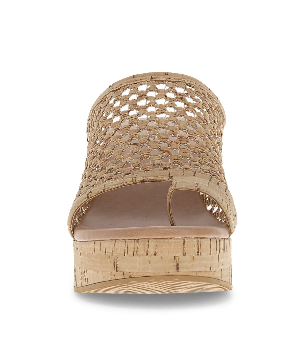 Michaela Block Heel Sandal Natural Cork - Women