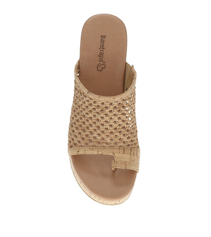 Michaela Block Heel Sandal Natural Cork - Women