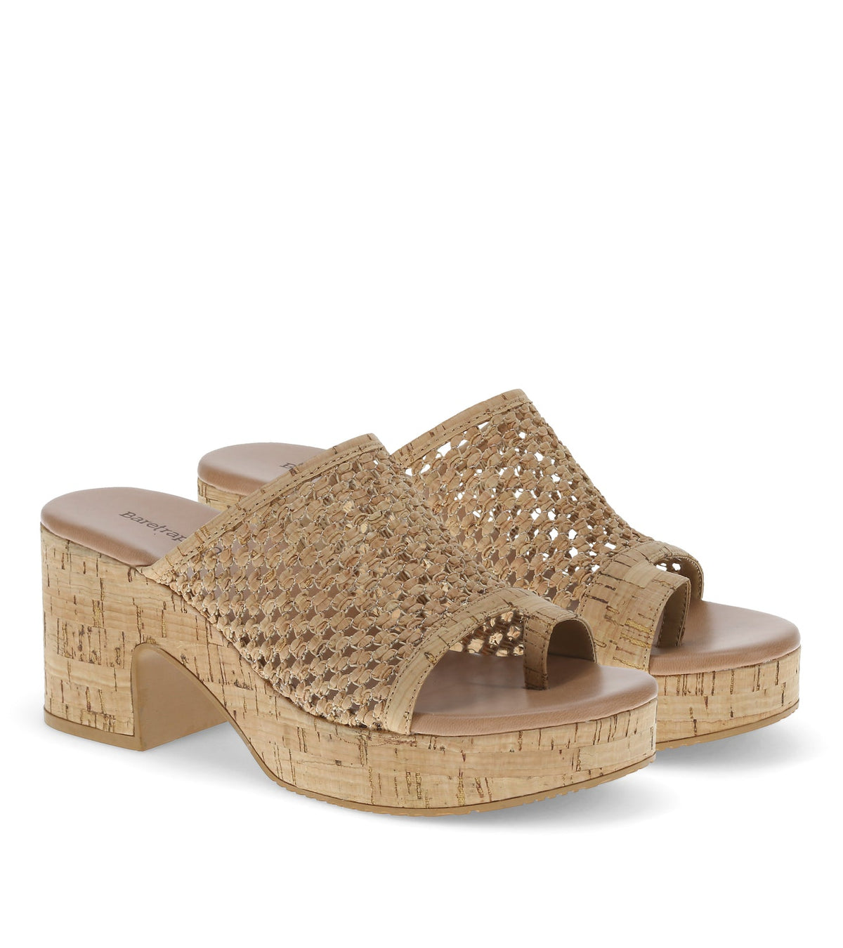 Michaela Block Heel Sandal Natural Cork - Women