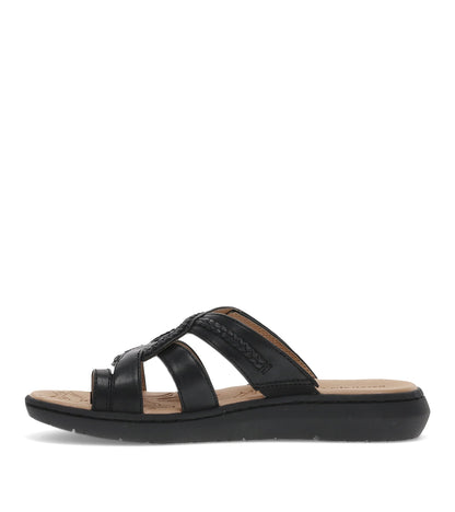 Queenie Slide Sandal Black - Women