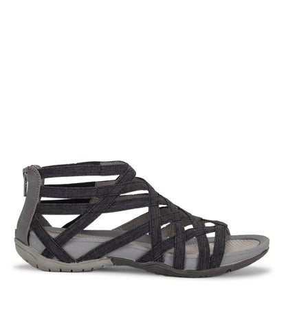 Samina Sandal Black/Grey - Women