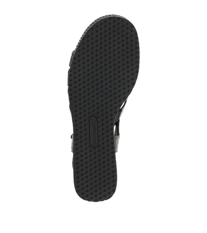 Savannah Wedge Sandal Black - Women