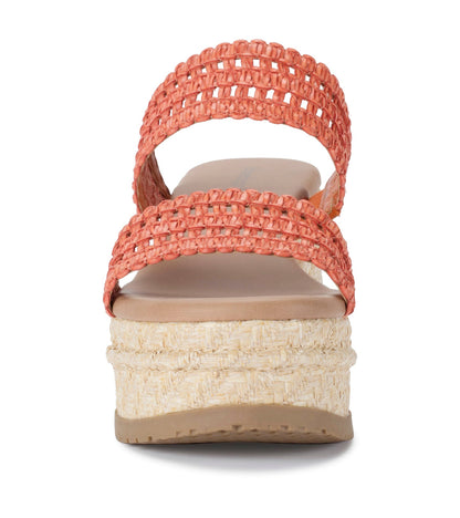 Sophie Wedge Sandal Orange Aid - Women