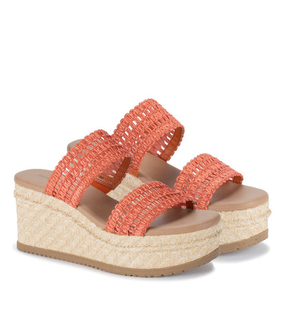 Sophie Wedge Sandal Orange Aid - Women