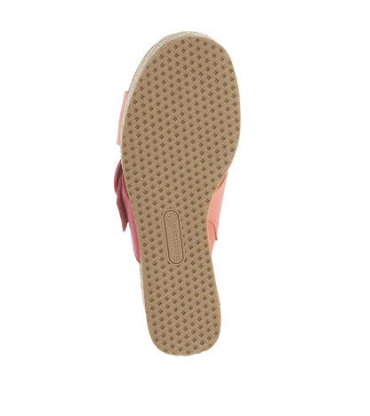Sydney Wedge Sandal Pink Punch - Women