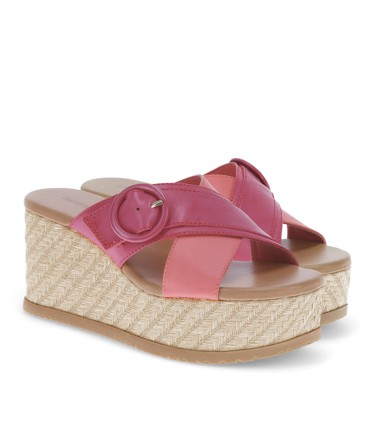 Sydney Wedge Sandal Pink Punch - Women