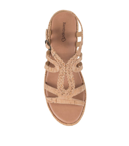 Wilma Wedge Sandal Natural Cork - Women