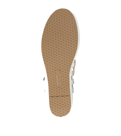 Wilma Wedge Sandal White - Women
