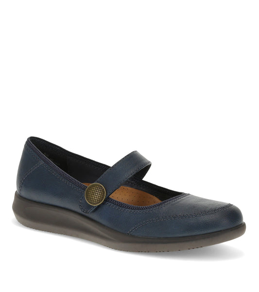 Joesie Mary Jane Flat Dark Navy - Women