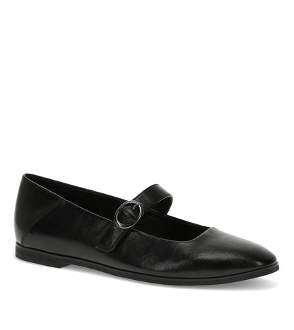 Teagan Mary Jane Flat Black - Women