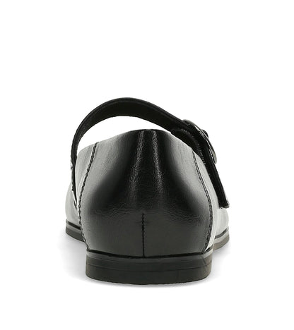 Teagan Mary Jane Flat Black - Women