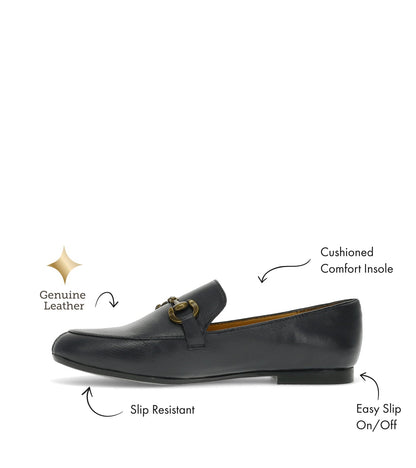 Wyatt Loafer Navy Leather - Women