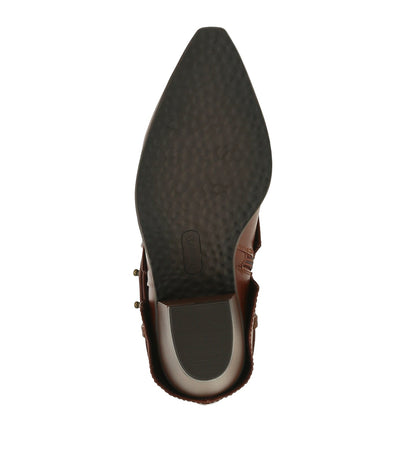 Yamura Midi Boot Mahogany - Women
