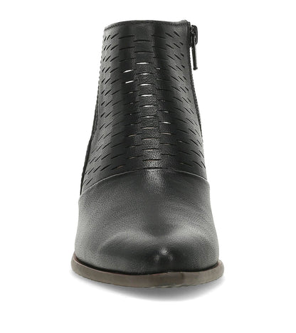 Yangley Block Heel Bootie Black - Women