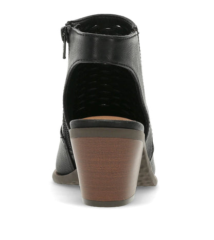 Yangley Block Heel Bootie Black - Women