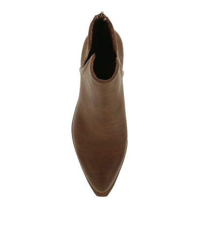 Yara Block Heel Bootie Coffee - Women