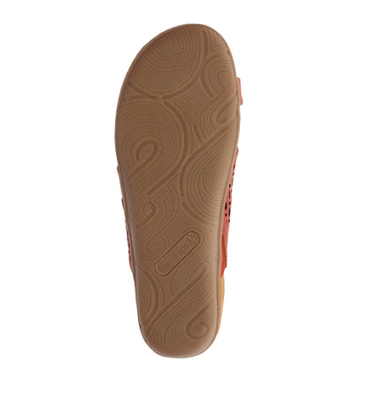 Juny Slide Sandal Cherry Red - Women