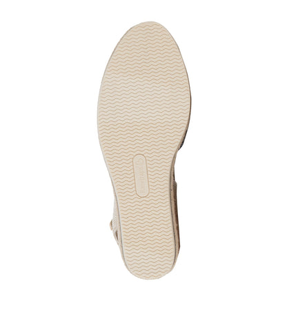 Alycia Closed Toe Wedge Sandal Navy Multi - Women