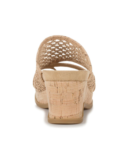 Cherish Wedge Sandal Natural - Women