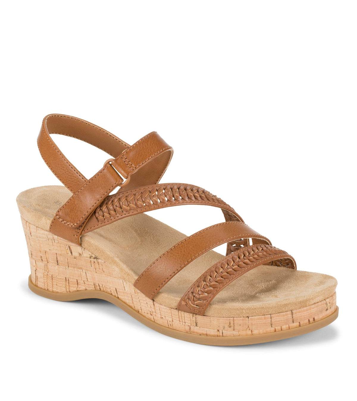 Ciara Wedge Sandal Dark Caramel - Women