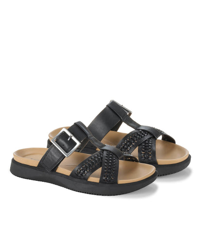 Emmery Slide Sandal Black - Women