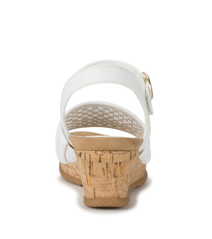 Fernelle Wedge Sandal White - Women