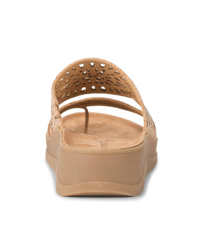 Flora Slide Sandal Natural - Women