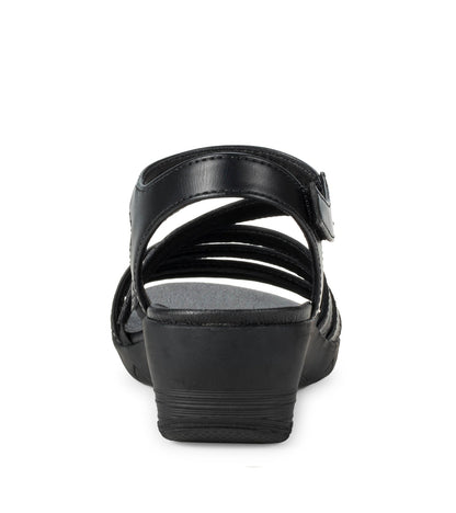Harlean Wedge Sandal Black - Women