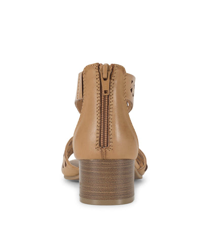 Vachel Block Heel Sandal Caramel - Women