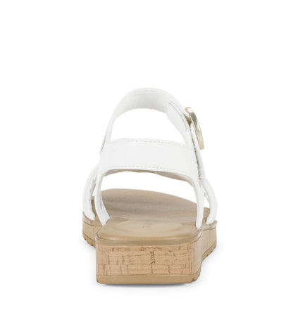 Gwyneth Slide Sandal White - Women