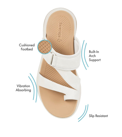 Jordy Slide Sandal Cream - Women