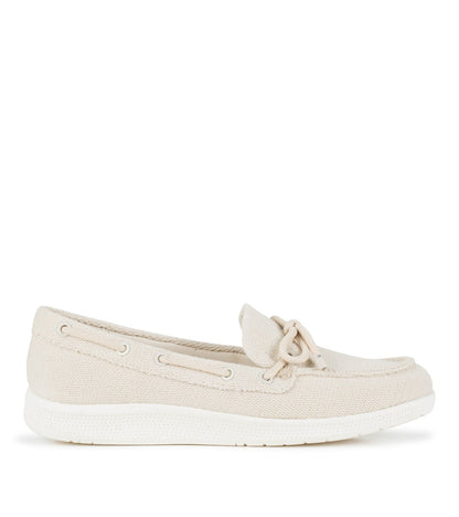 Venia Boat Shoe Natural - Women