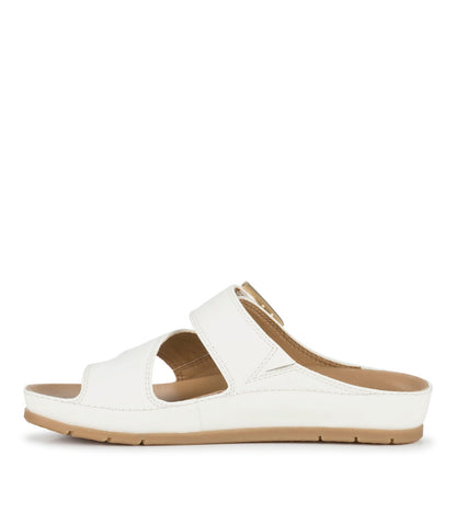 Welda Slide Sandal Off White - Women