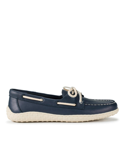 Beverlie Boat Shoe Navy Leather - Women
