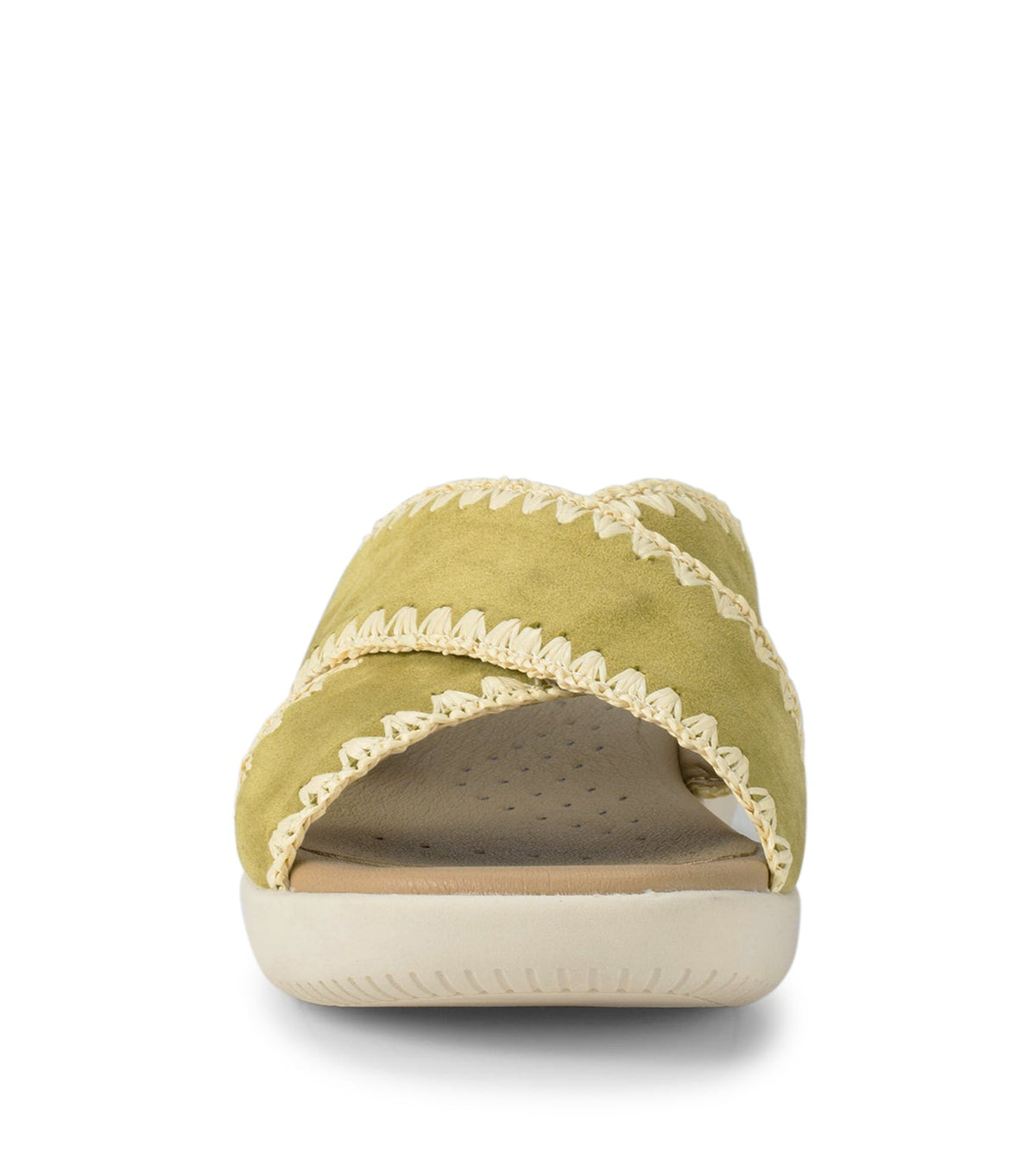 Dolinda Slide Sandal Kelp Suede - Women
