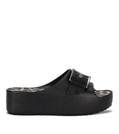 Pacey Platform Sandal Black/White - Women