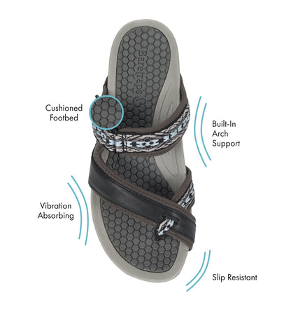 Deserae Slide Sandal Black Multi - Women