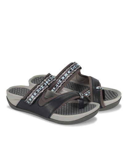 Deserae Slide Sandal Black Multi - Women